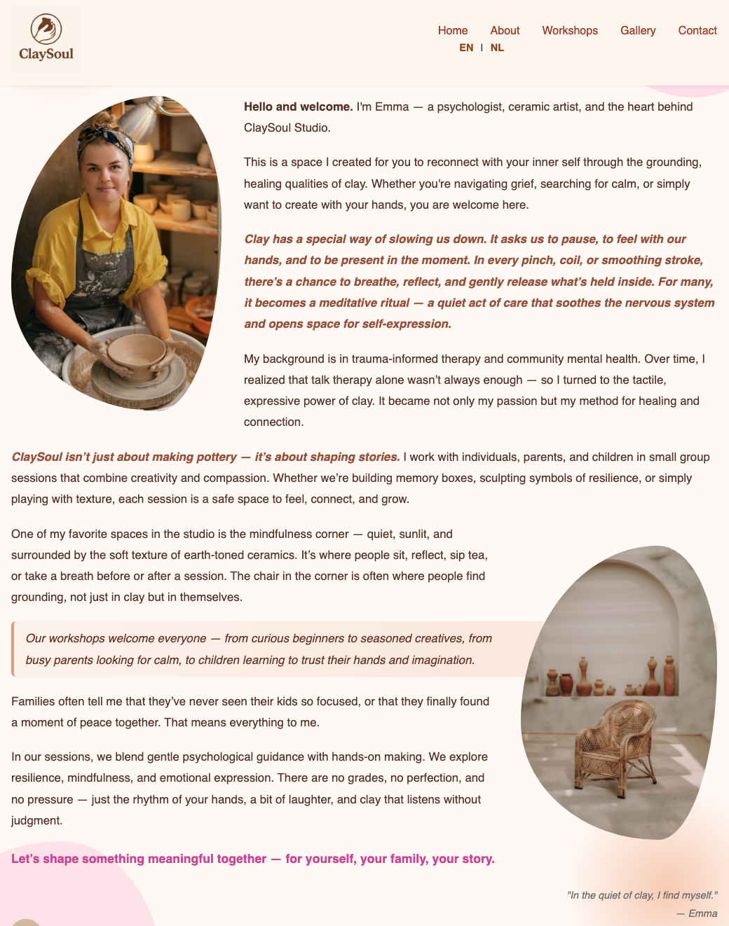 Creative Studio - Work & About